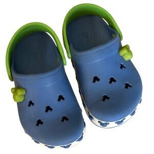 Crocs Blue green mickey size 1